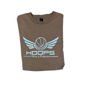 Hoops With A Purpose Shirt (Gray) - Youth Large
